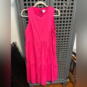 Pink J. Crew Dress Size 10